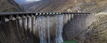 A hydroelectric dam